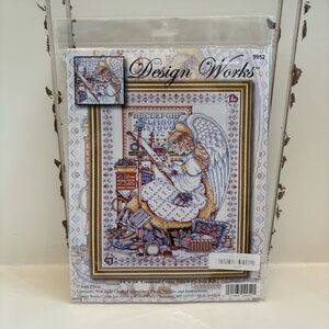 Design Works Angel Of Cross Stitch Kit By Joan Elliot NEW 9952 14”x 18”